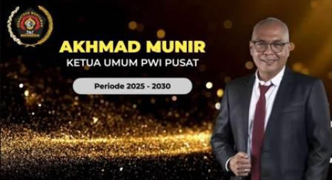 Kantongi 52 Suara, Akhmad Munir Nahkodai PWI Periode 2025-2030